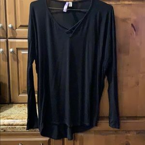 Long sleeved black shirt
